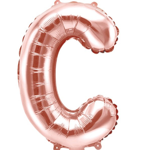 Buchstabe C Rosegold 35cm