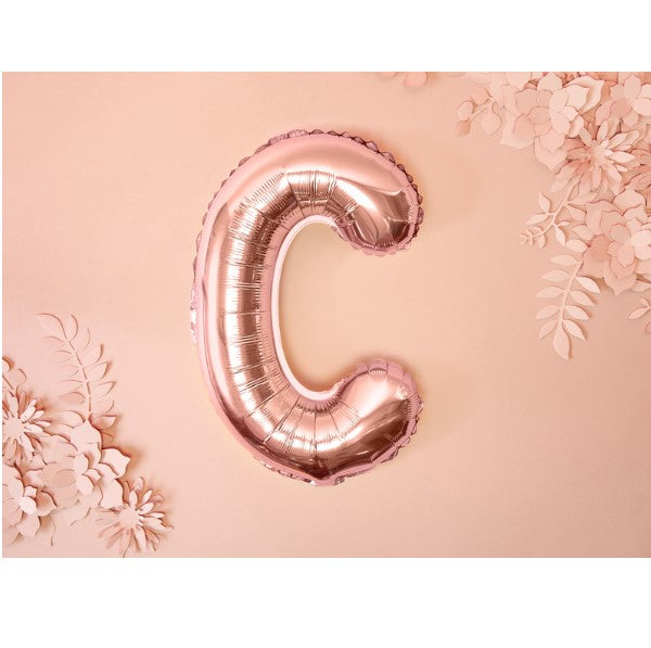 Buchstabe C Rosegold 35cm