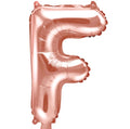 Buchstabe F Rosegold 35cm