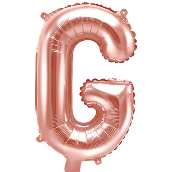 Buchstabe G Rosegold 35cm