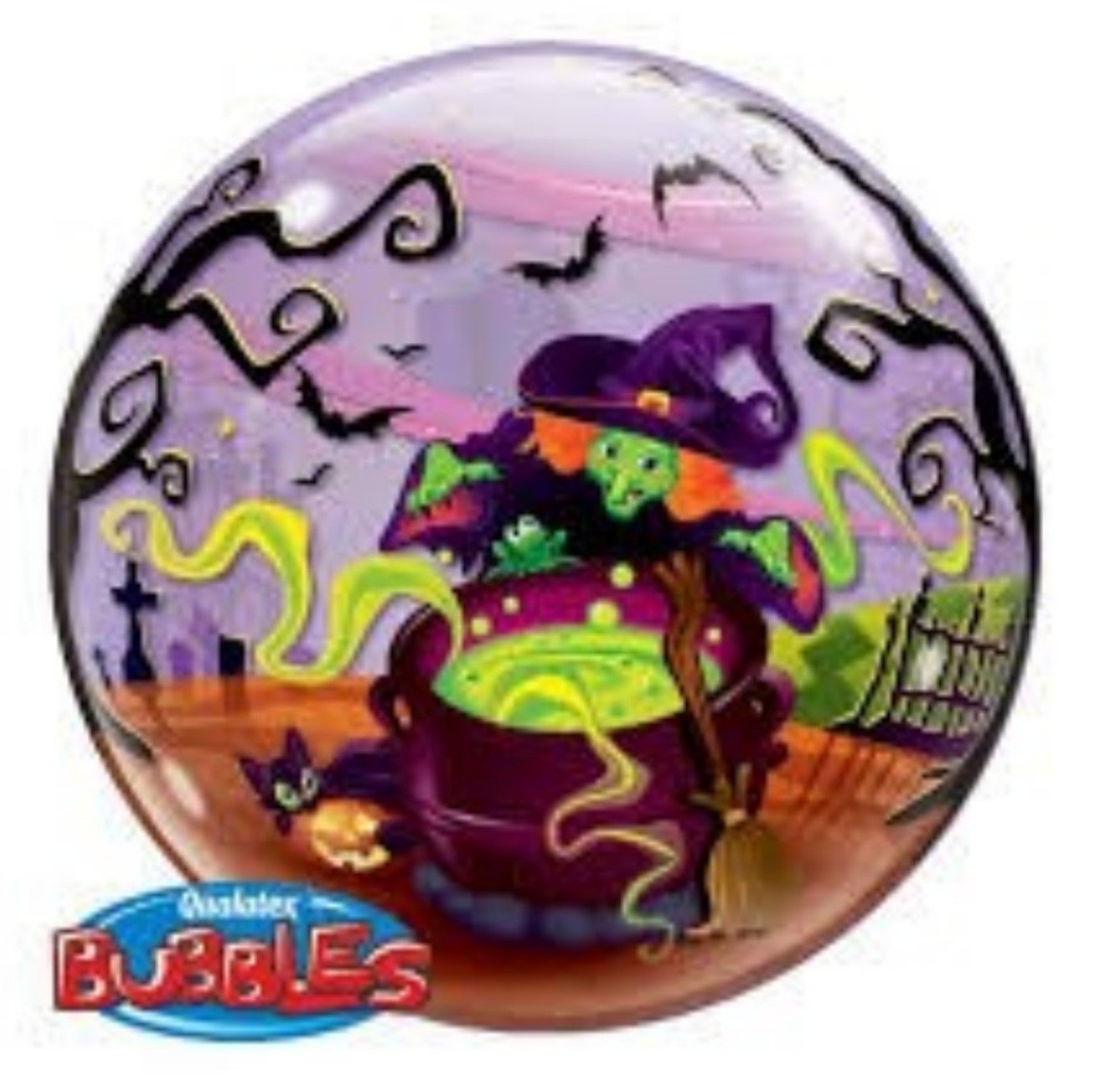 Bubble Hexe mit Helium