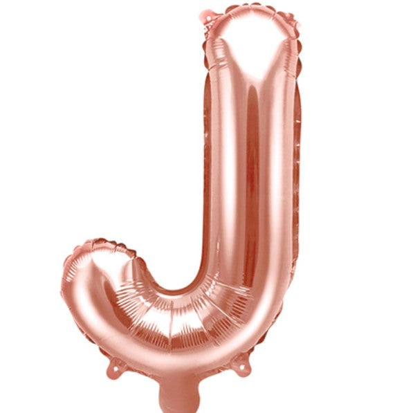 Buchstabe J Rosegold 35cm