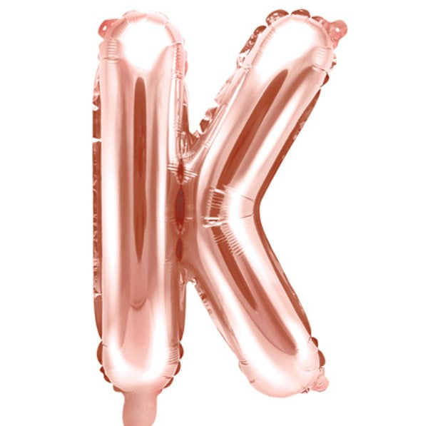 Buchstabe K Rosegold 35cm