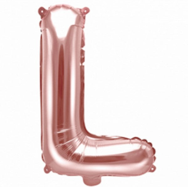 Buchstabe L Rosegold 35cm