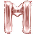 Buchstabe M Rosegold 35cm