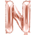 Buchstabe N Rosegold 35cm