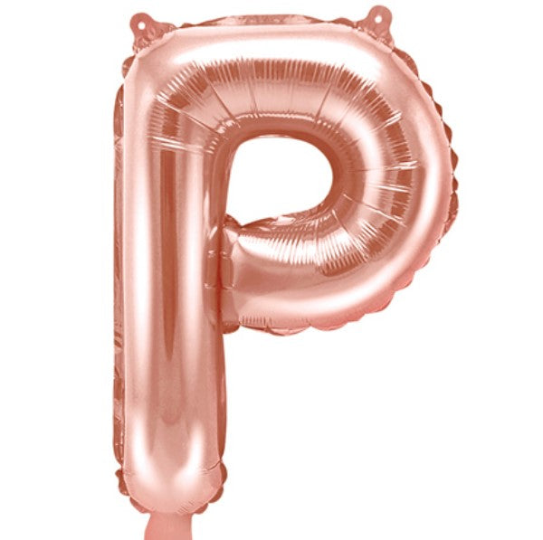 Buchstabe P Rosegold 35cm