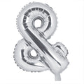 Buchstabe & silber 35cm