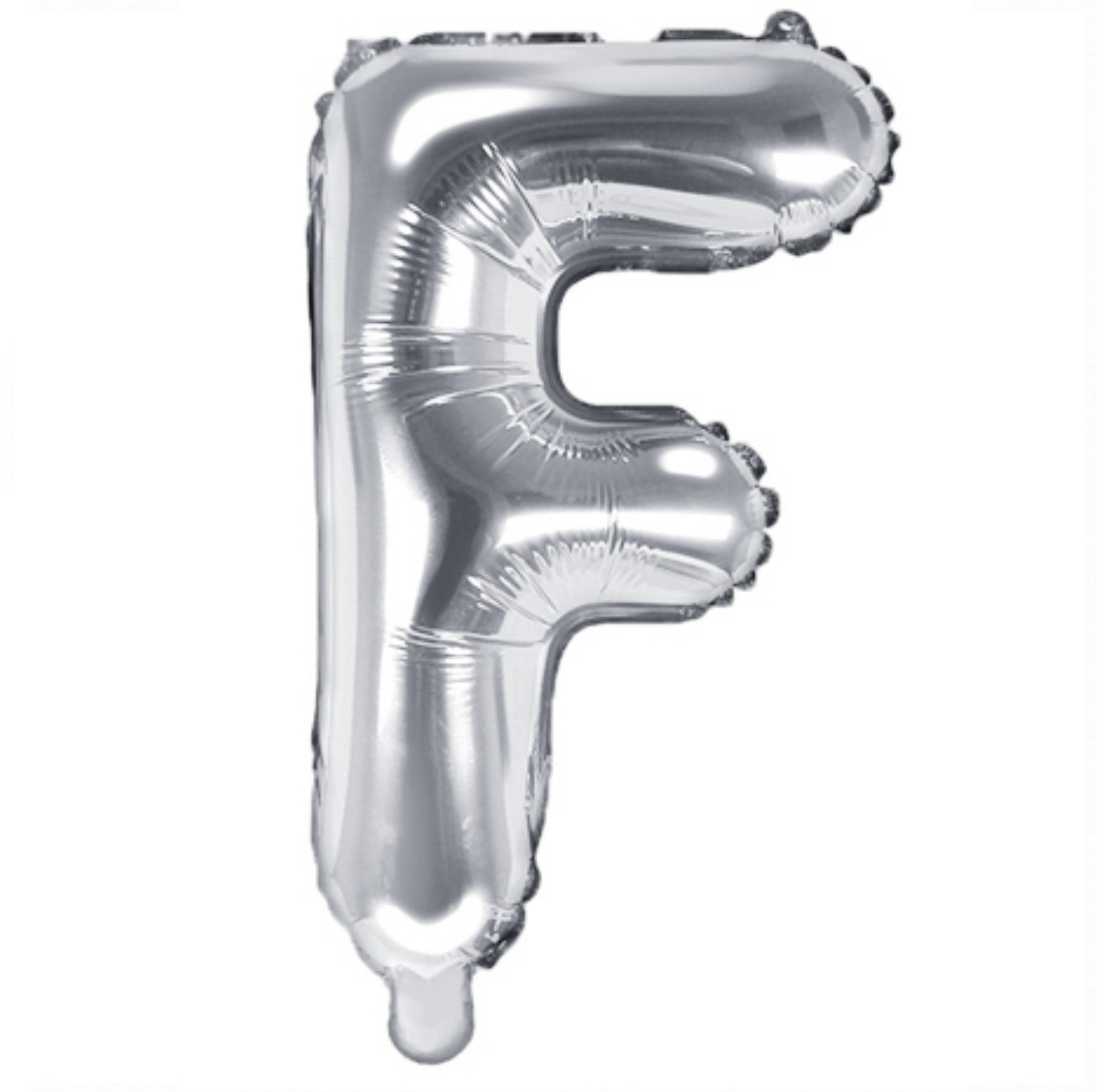 Buchstabe F silber 35cm