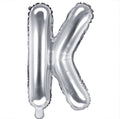Buchstabe K silber 35cm