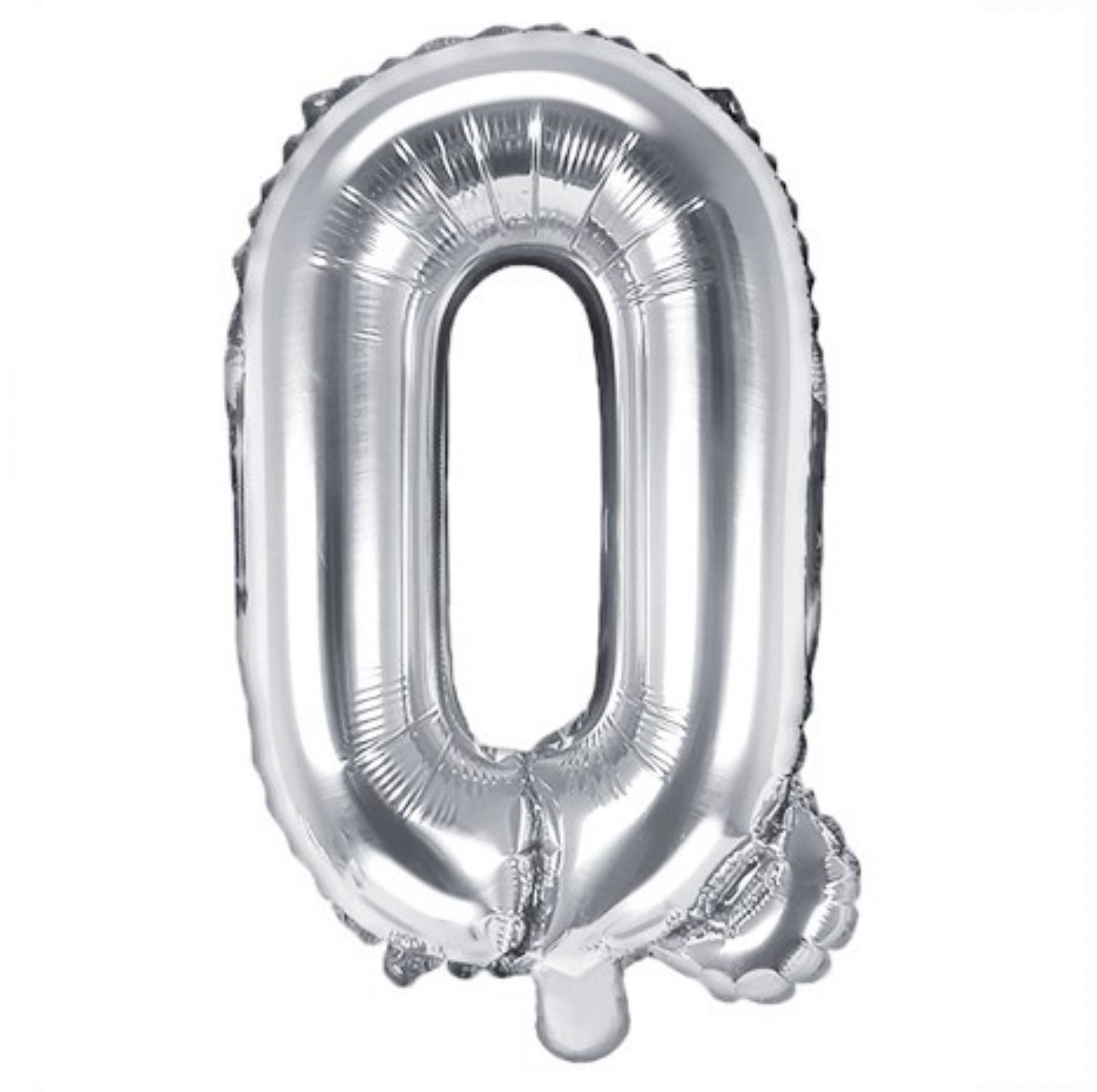 Buchstabe Q silber 35cm