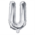 Buchstabe U silber 35cm