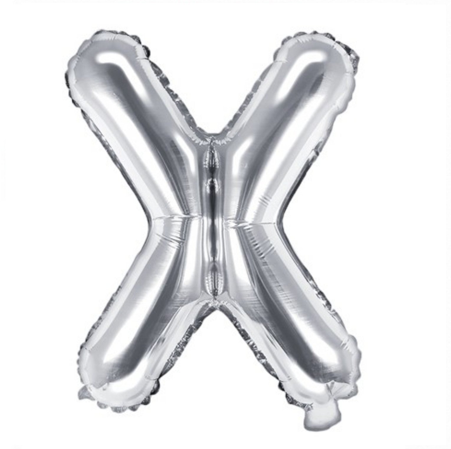 Buchstabe X silber 35cm