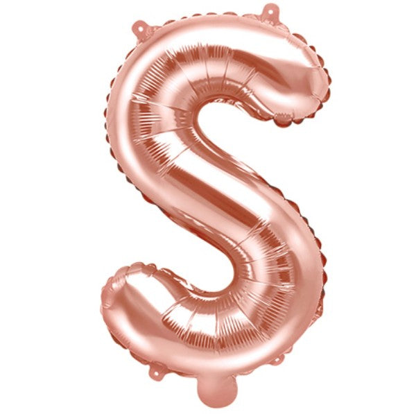 Buchstabe S Rosegold 35cm