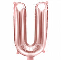 Buchstabe U Rosegold 35cm