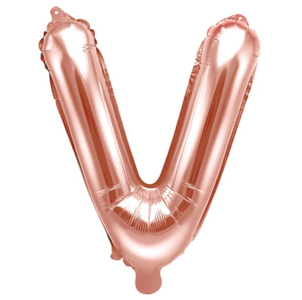 Buchstabe V Rosegold 35cm