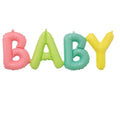 Schriftzug BABY bunt