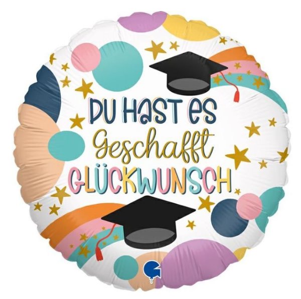 Du hast es geschafft