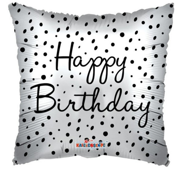 Eco Line Happy Birtday Kissen silber