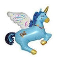 Pegasus Einhorn Blau