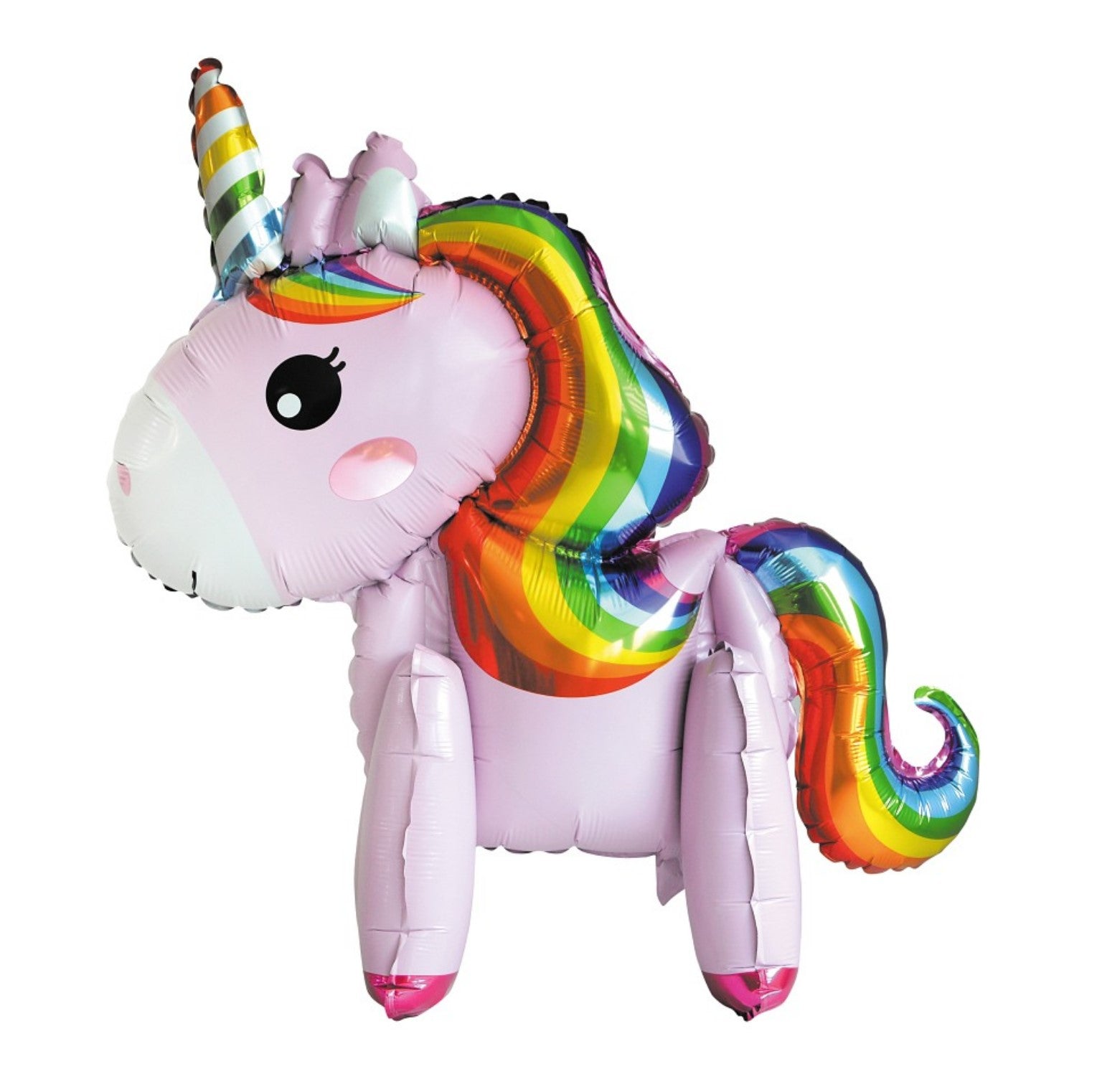 Stehend Einhorn rosa