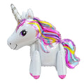 Stehend Einhorn weiß