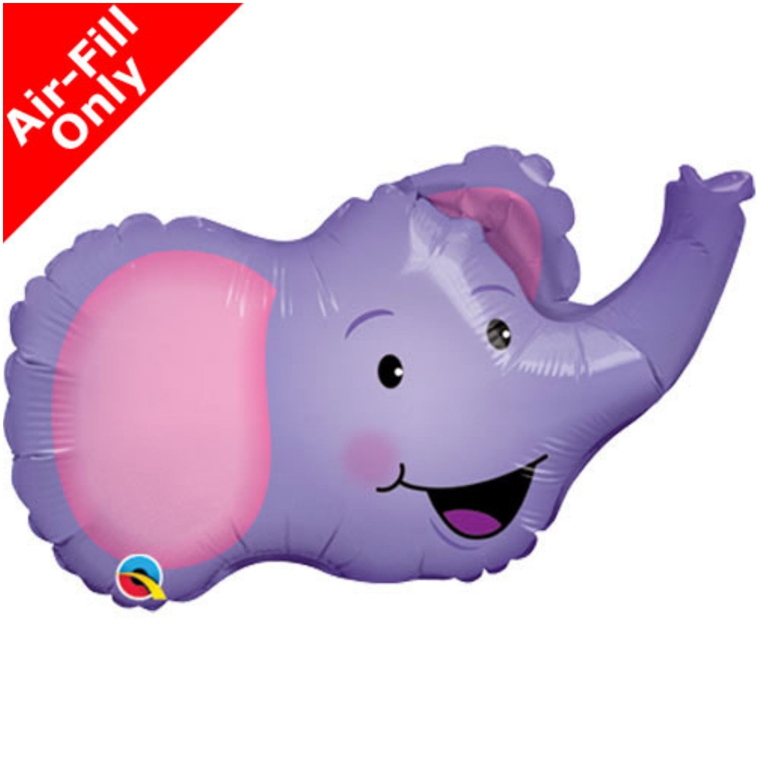 Mini Tier Elefant Kopf Lila