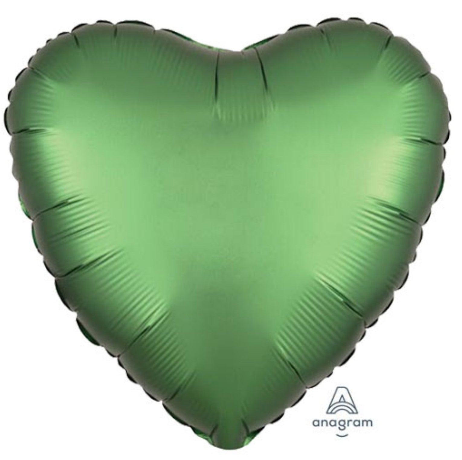 Herz 45cm satin wald