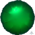Rund 45cm Emerald grün satin