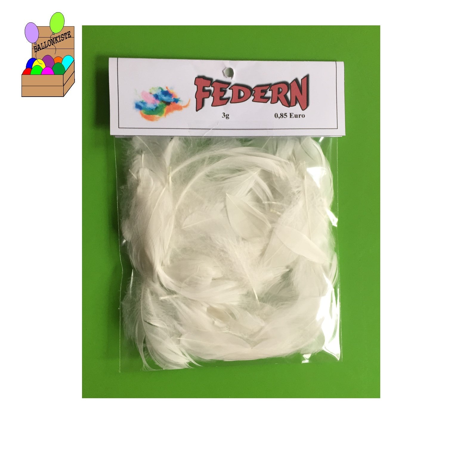 Federn weiß