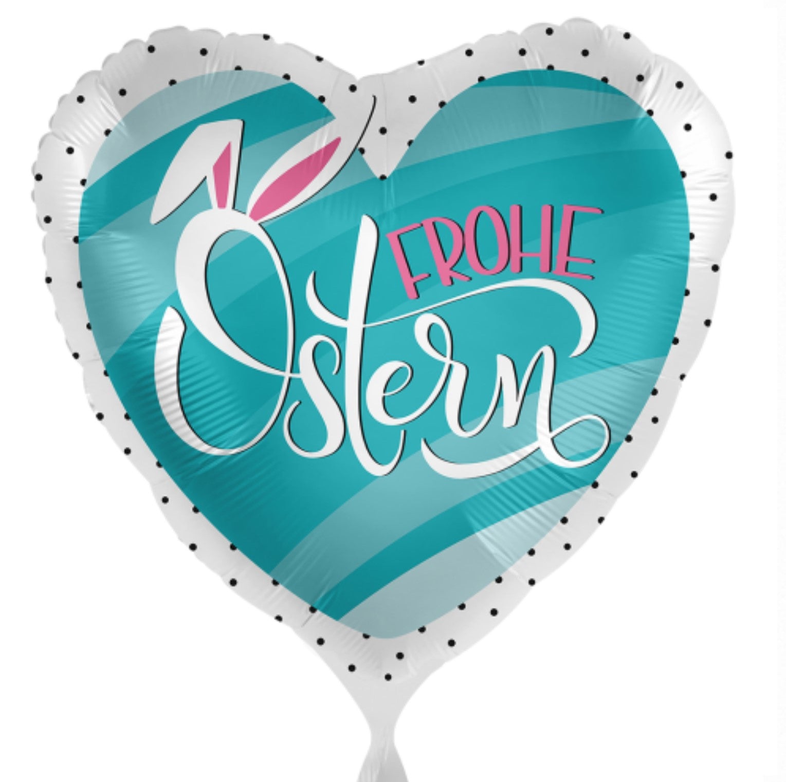 Frohe Ostern Herz blau