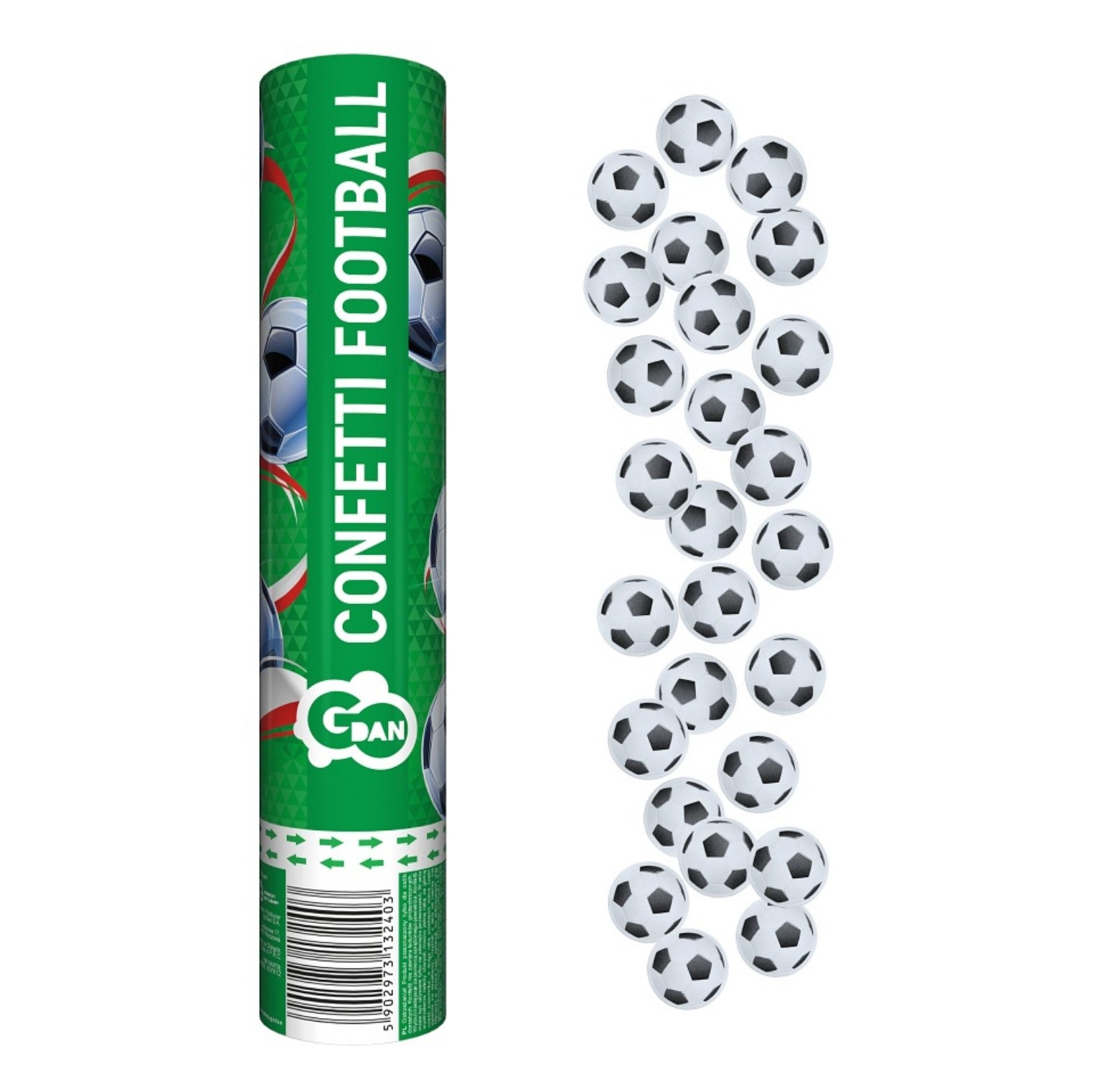 Konfetti Kannone M Fußball