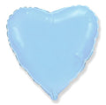 Herz 91cm Pastel Blau