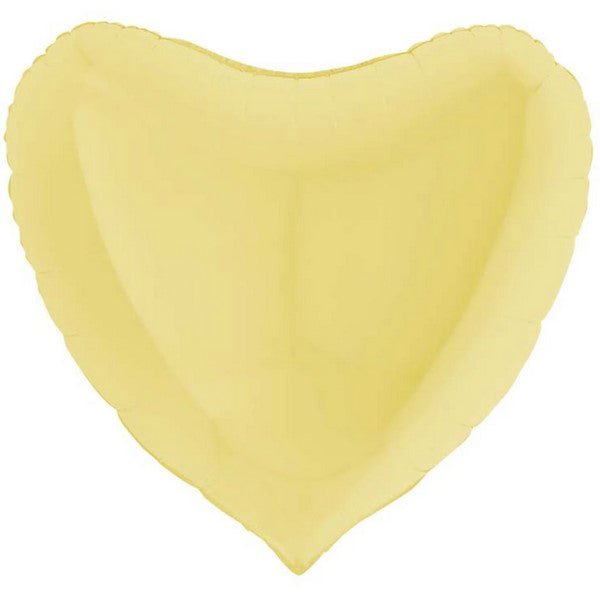 Herz 91cm matt gelb EU