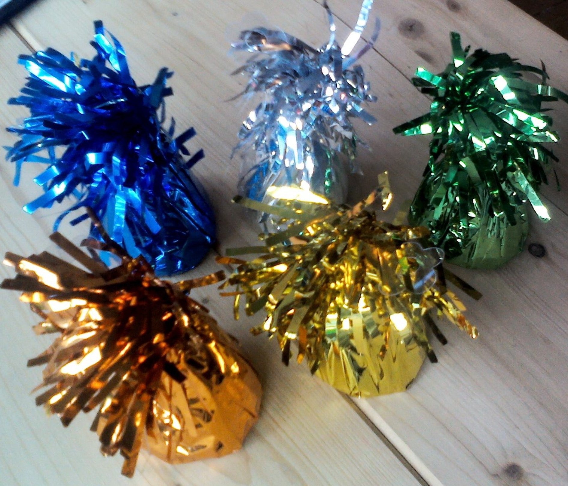 Gewicht recycled aus Folienballons