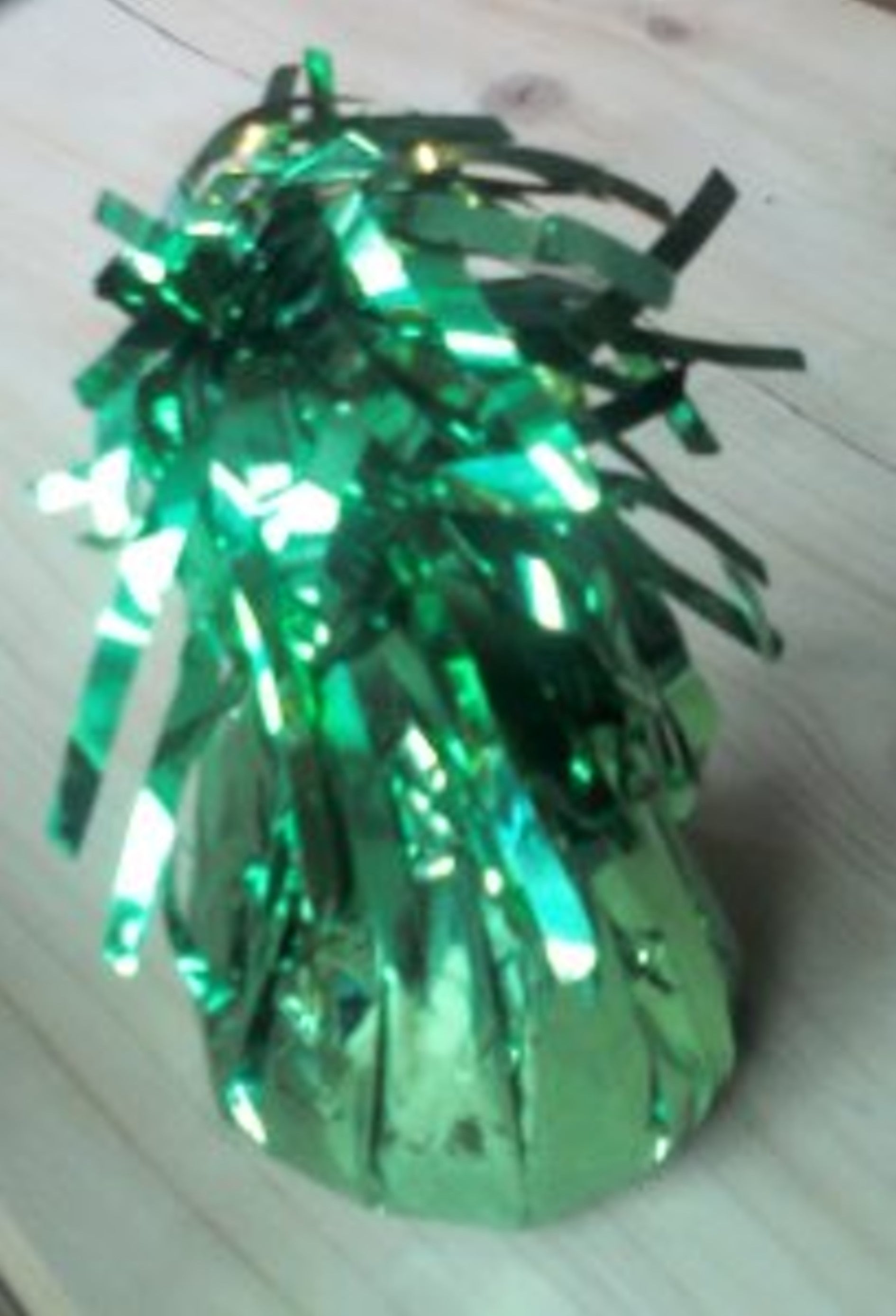 Gewicht recycled aus Folienballons