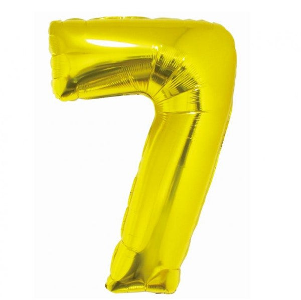 Zahl 7 XL Gold