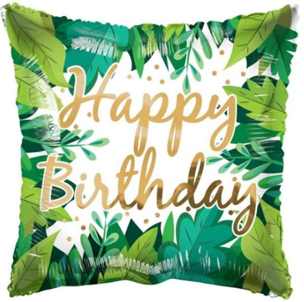 Eco Line Kissen gold Happy Birthday