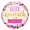 Herzlichen Glückwunsch pink