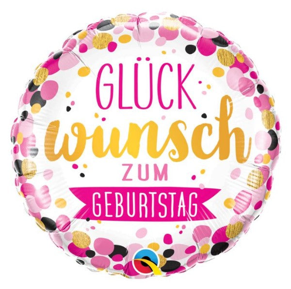 Herzlichen Glückwunsch pink