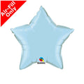 Mini Stern mit Luft 15cm hellblau