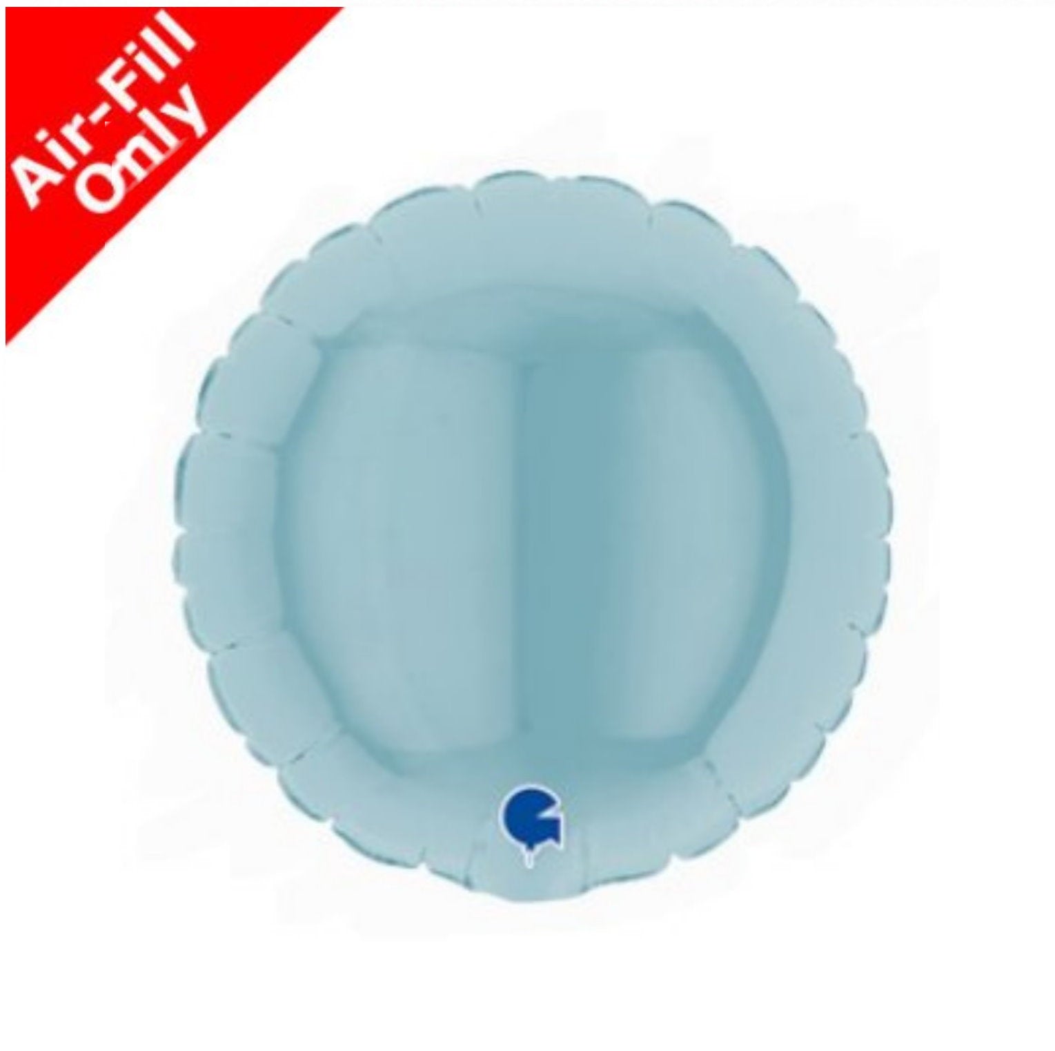 Mini Rund mit Luft 15cm hellblau