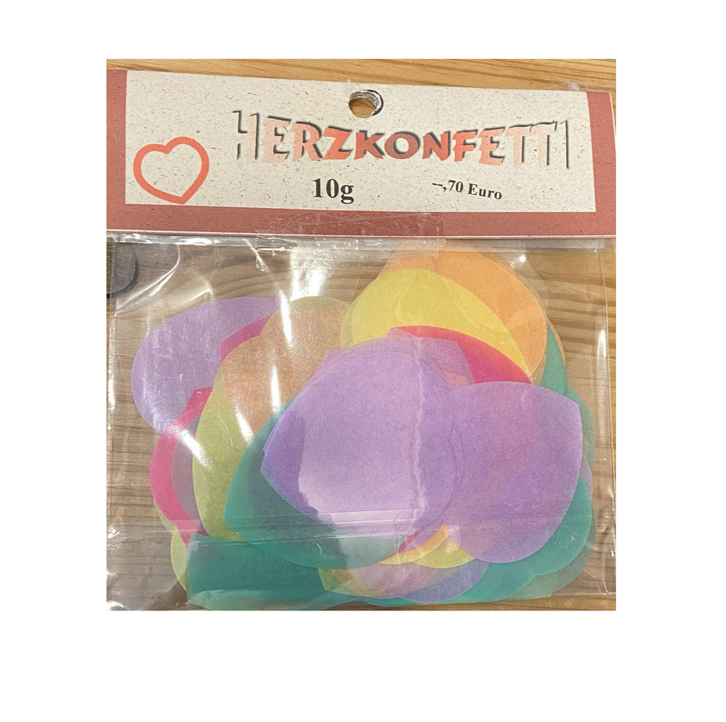 Konfetti Herzen pastel mix XL