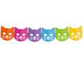Girlande Papier Katzen