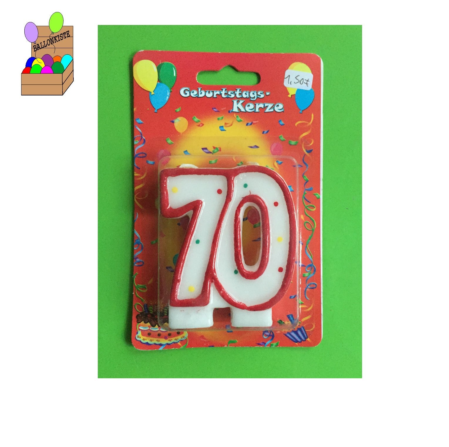 Kerze 70 bunt
