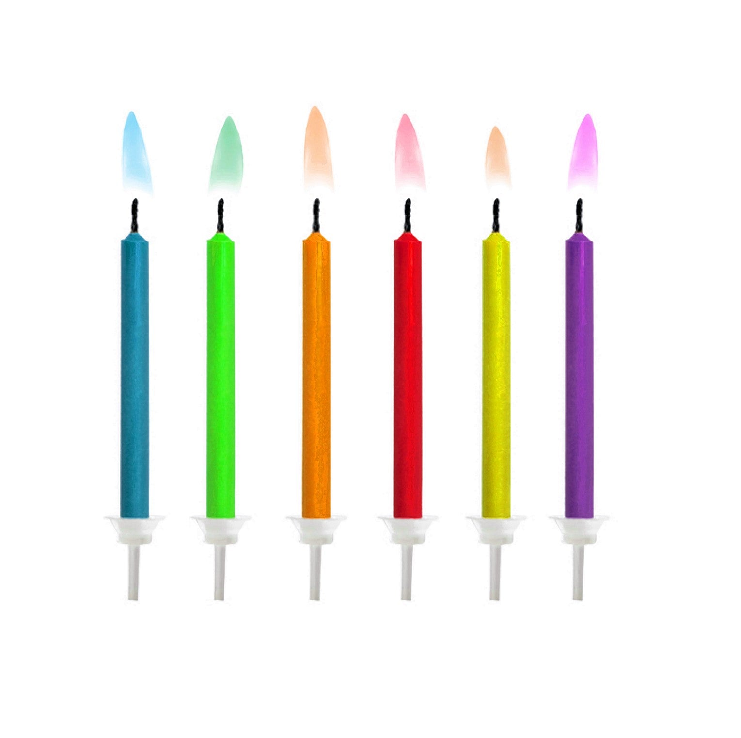Kerzen bunte Flamme