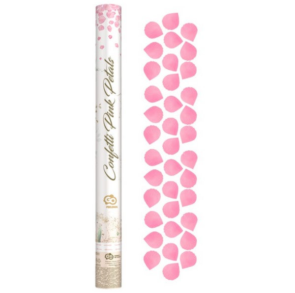 Konfetti Kanone XXL Rosenblätter rosa