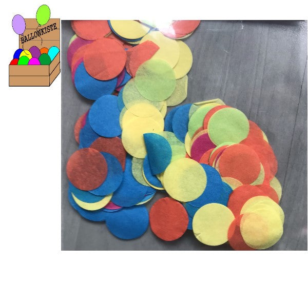 Konfetti Papier Punkte Bunt