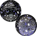 Happy Halloween Kugel schwarz