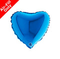 Micro Herz mit Luft 10cm blau